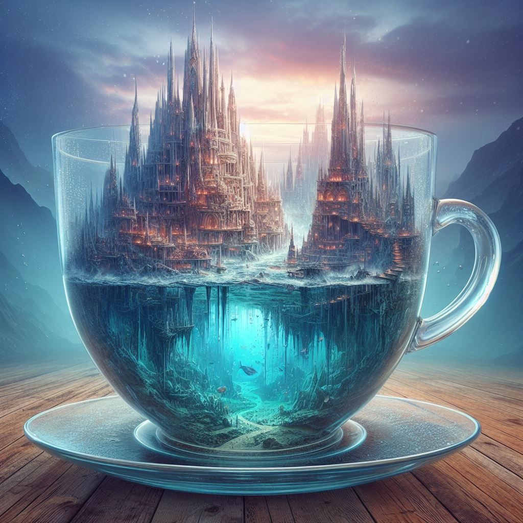 World in a tea cup