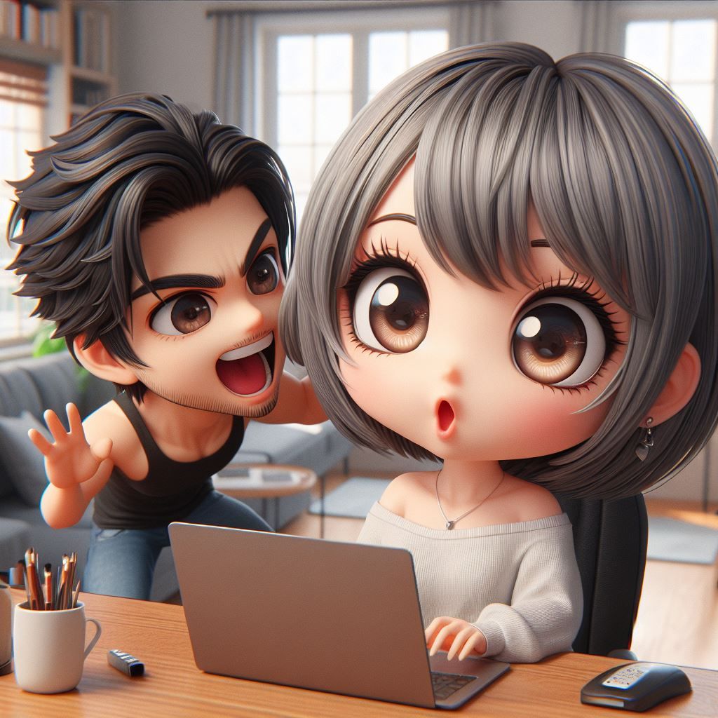 When characters startle the author