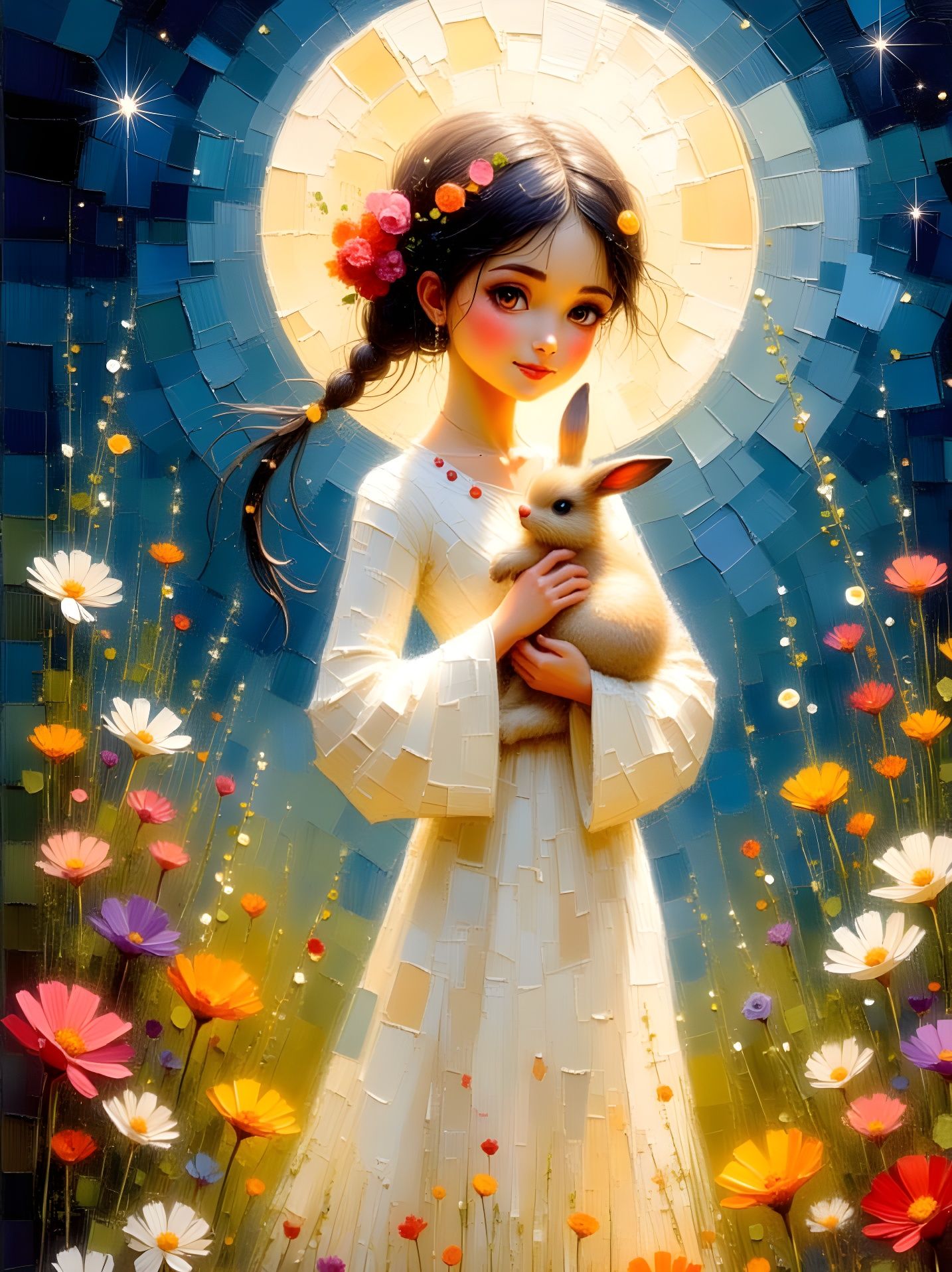 Moonchild with Moonbunny  by @Gary Murakami