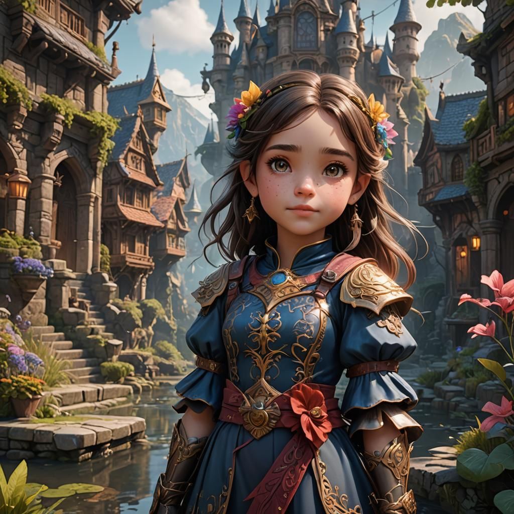 A young princess warrior💖