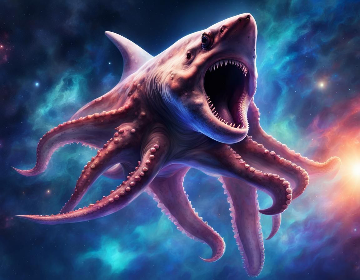 Sharktopus - AI Generated Artwork - NightCafe Creator