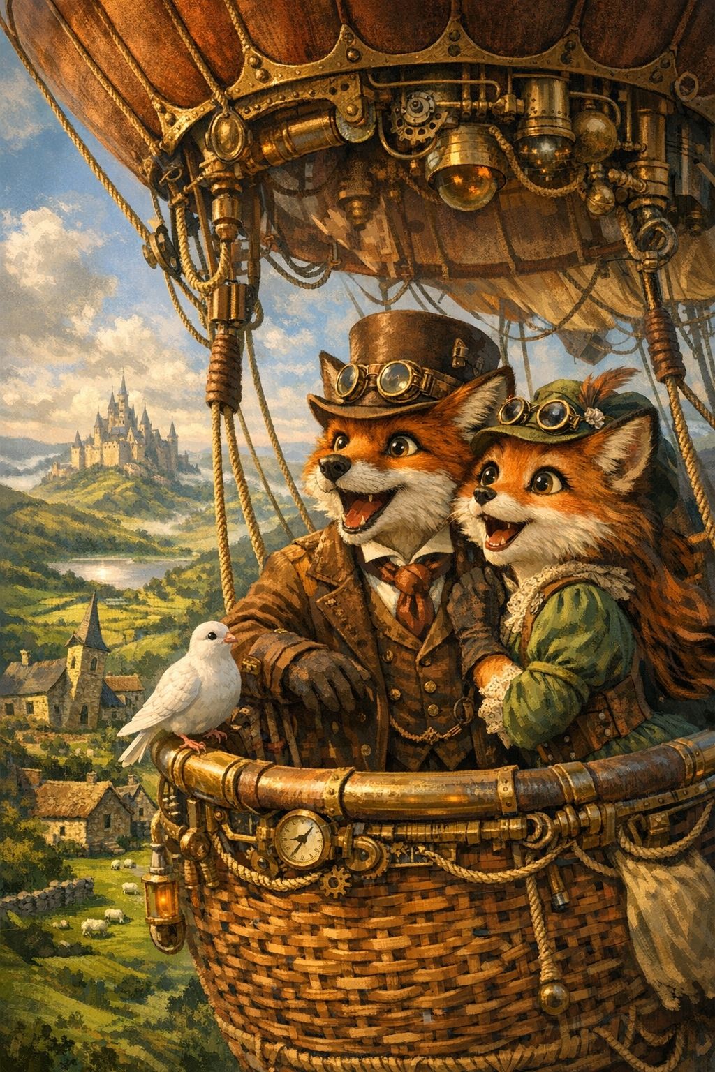 The Journey in the Hot Balloon