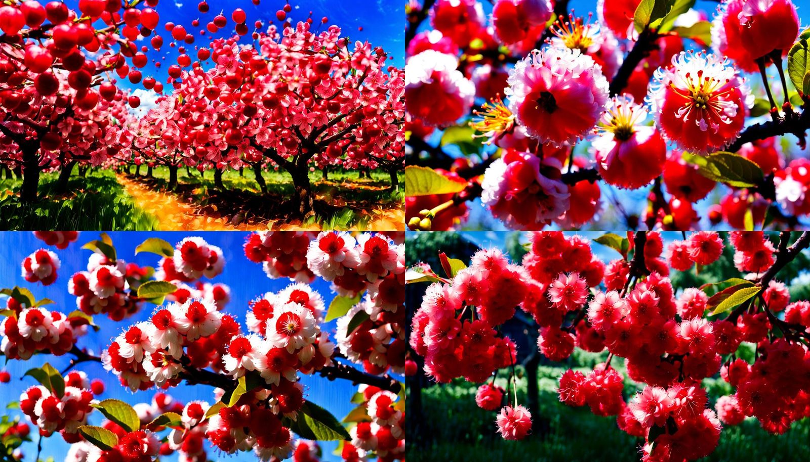 exploding flowering fruit called cherry bombs , look beautiful and very ...