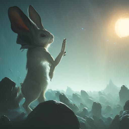 killer alien rabbits from Outerspace