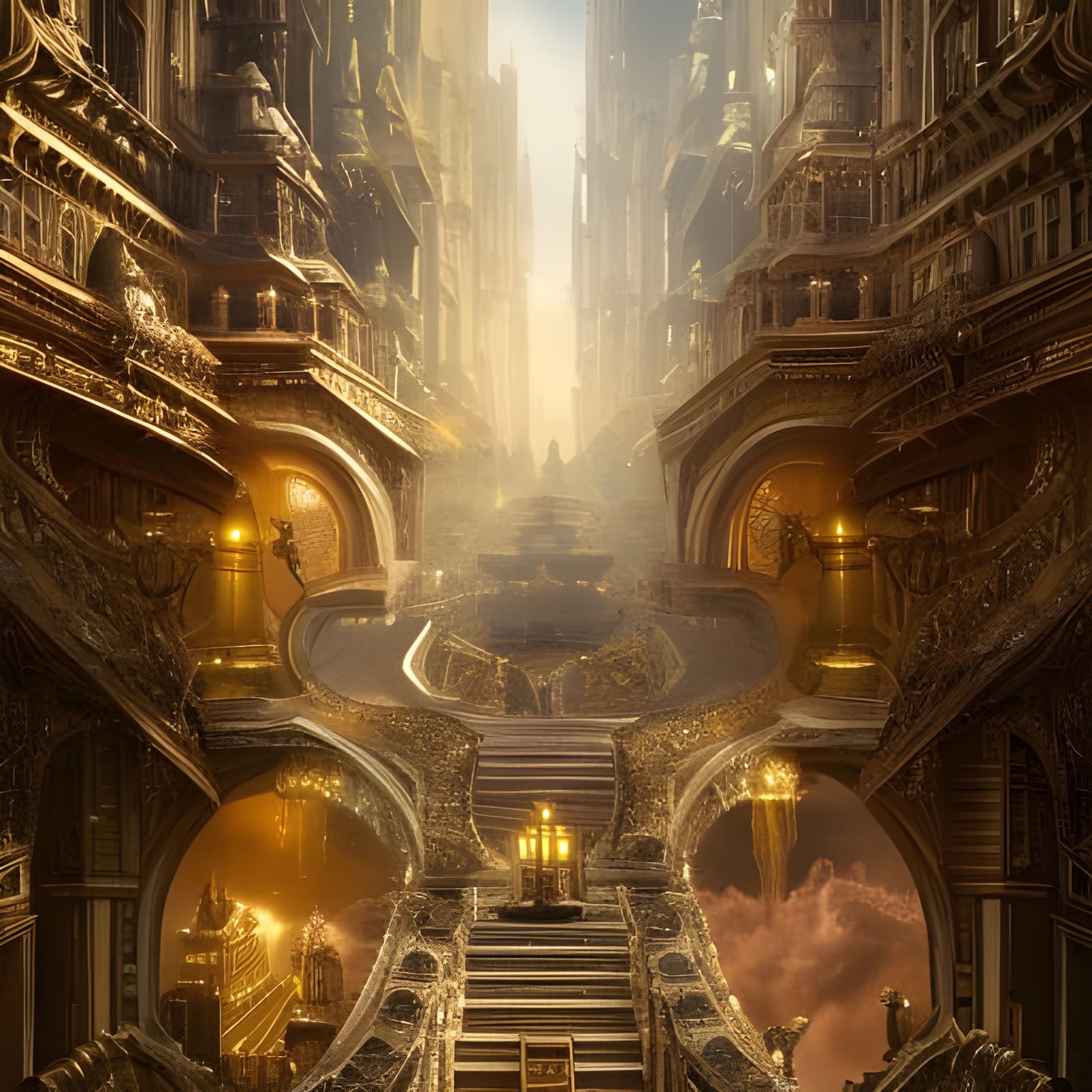Gold and diamond Epic cinematic brilliant stunning intricate...