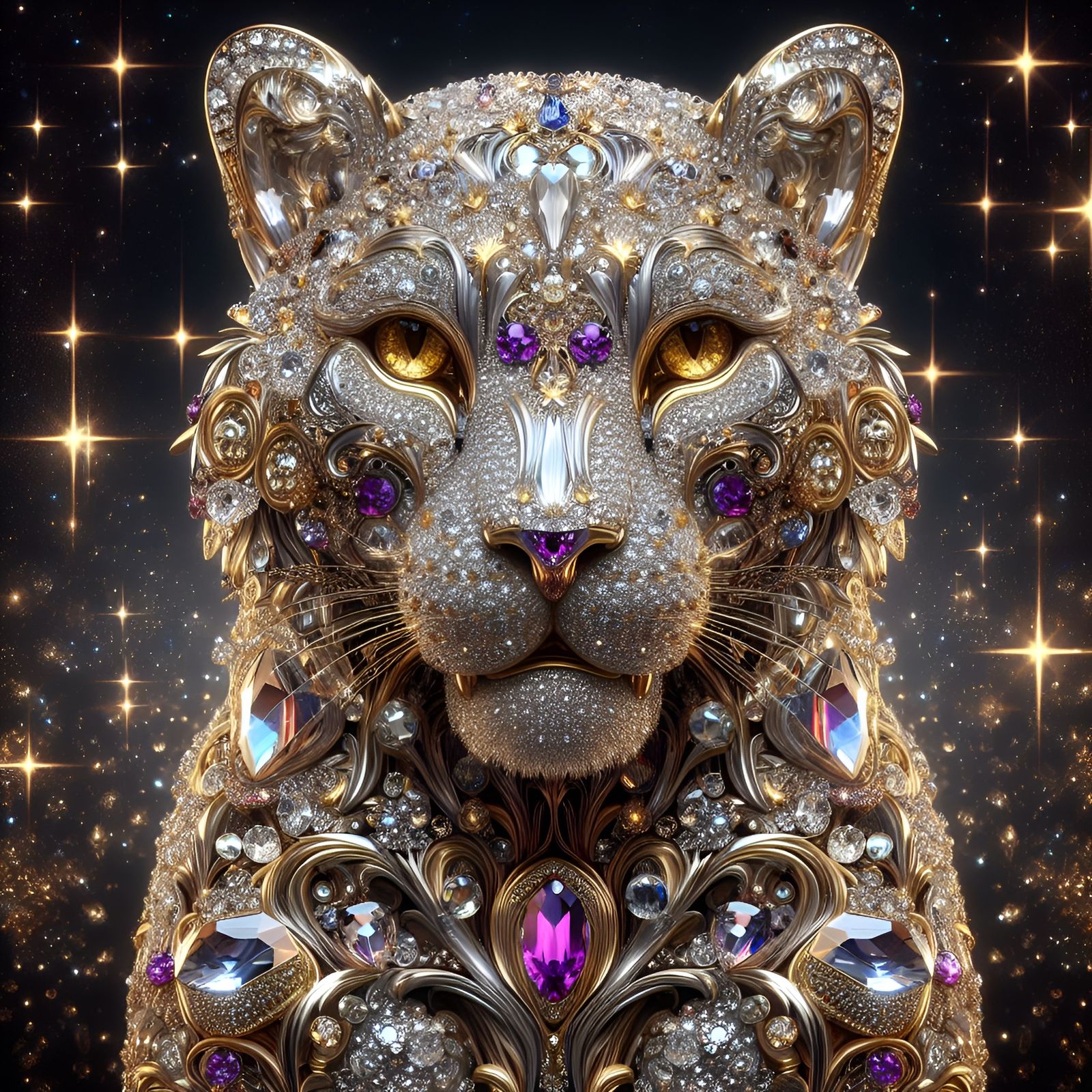 Magical Crystal Jaguar
