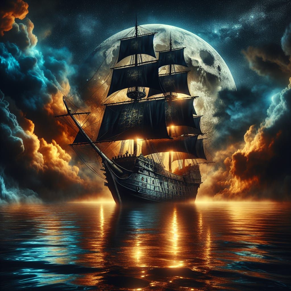 Midnight  by @Booth31AIart