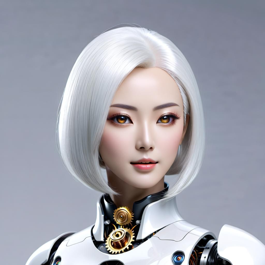 A Beautiful Humanoid Robot Woman Ameca By Engineered Arts Beautiful