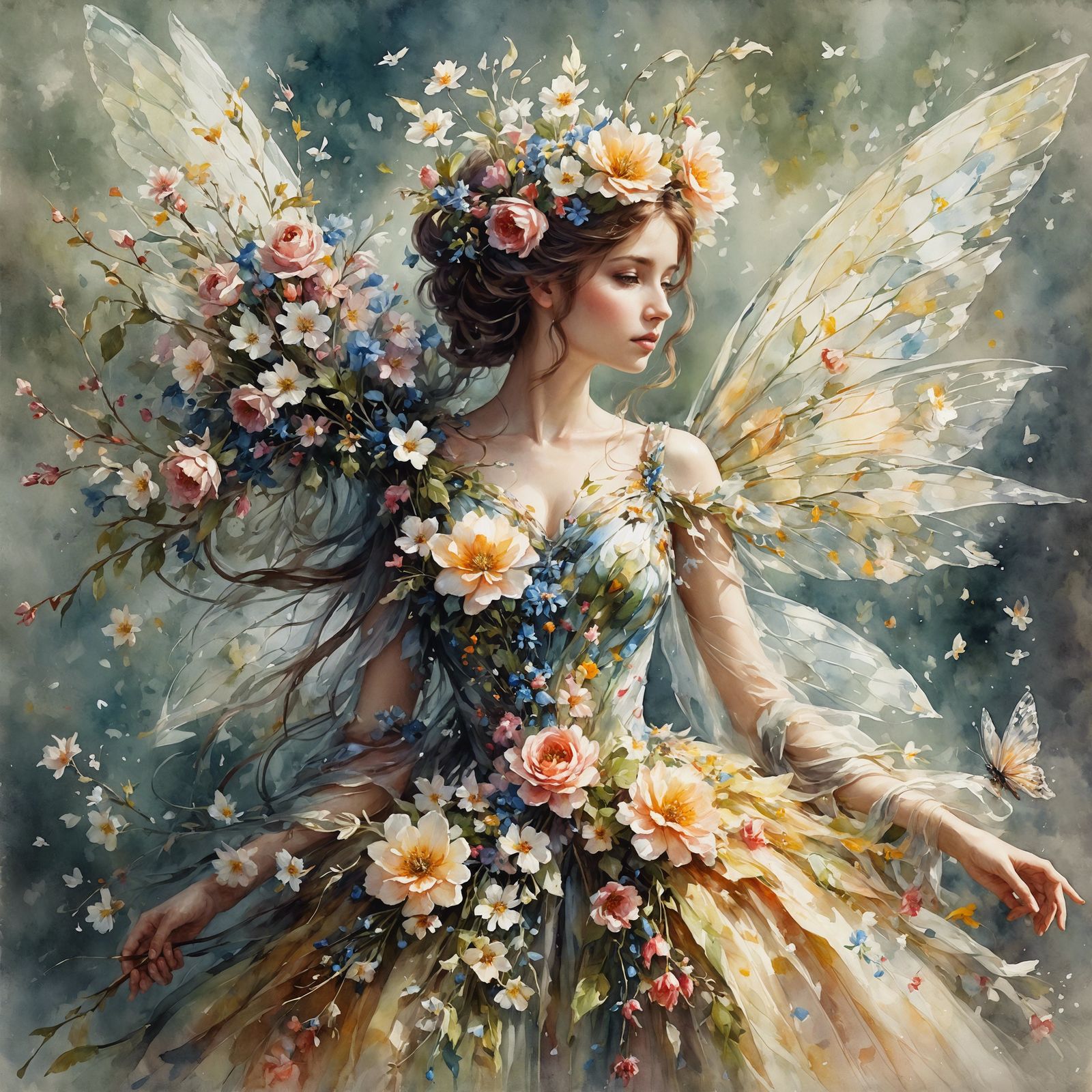 Flower Fairy.  by @GrilgoBaggins