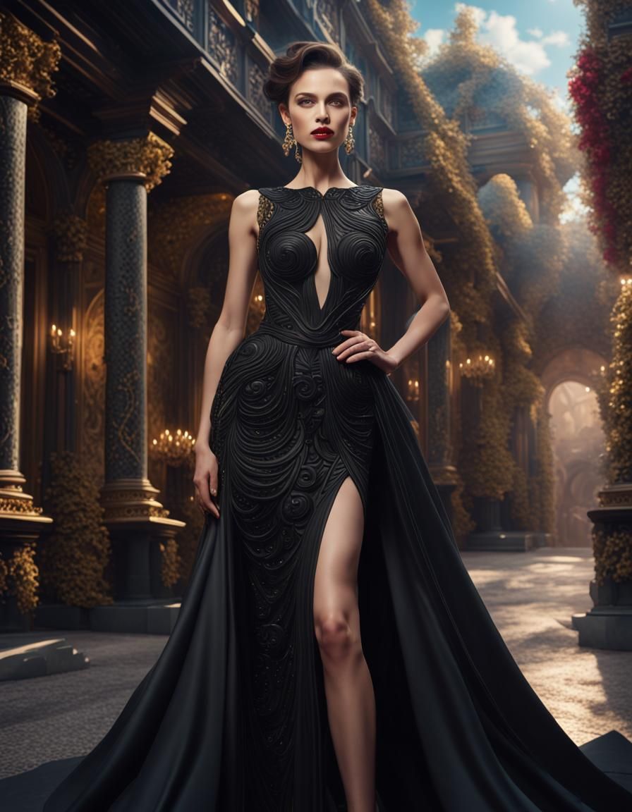 Beautiful black dress  by @Charlotte