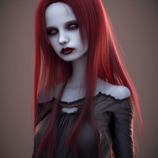 Vampire Girl - AI Generated Artwork - NightCafe Creator