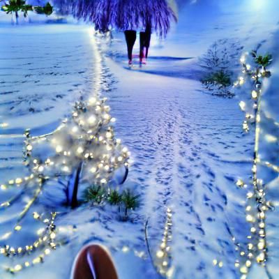 Walking in a winter wonderland