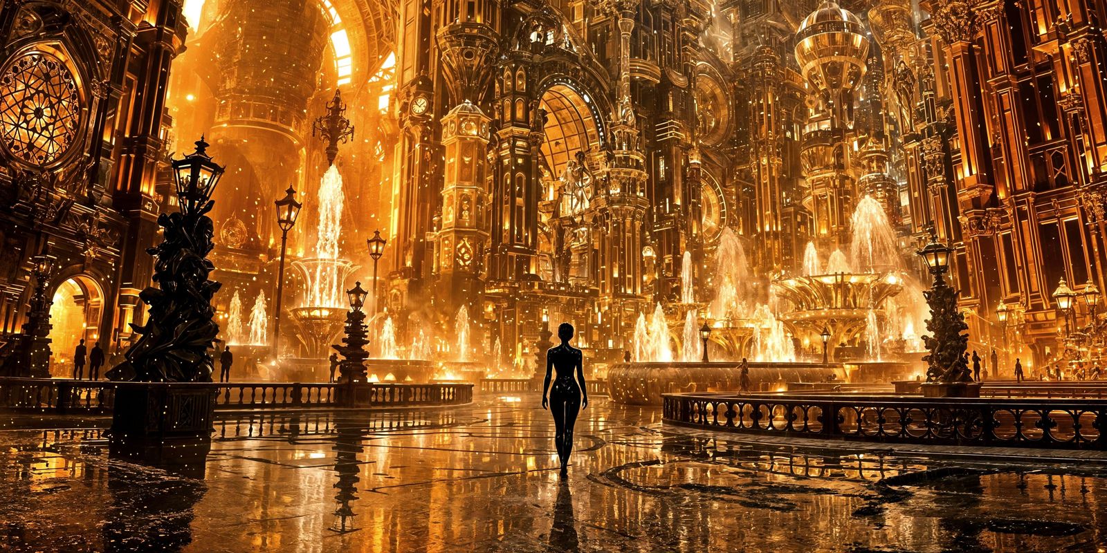 A Metropolis of Insanity, A.D. 2051  by @cychocat