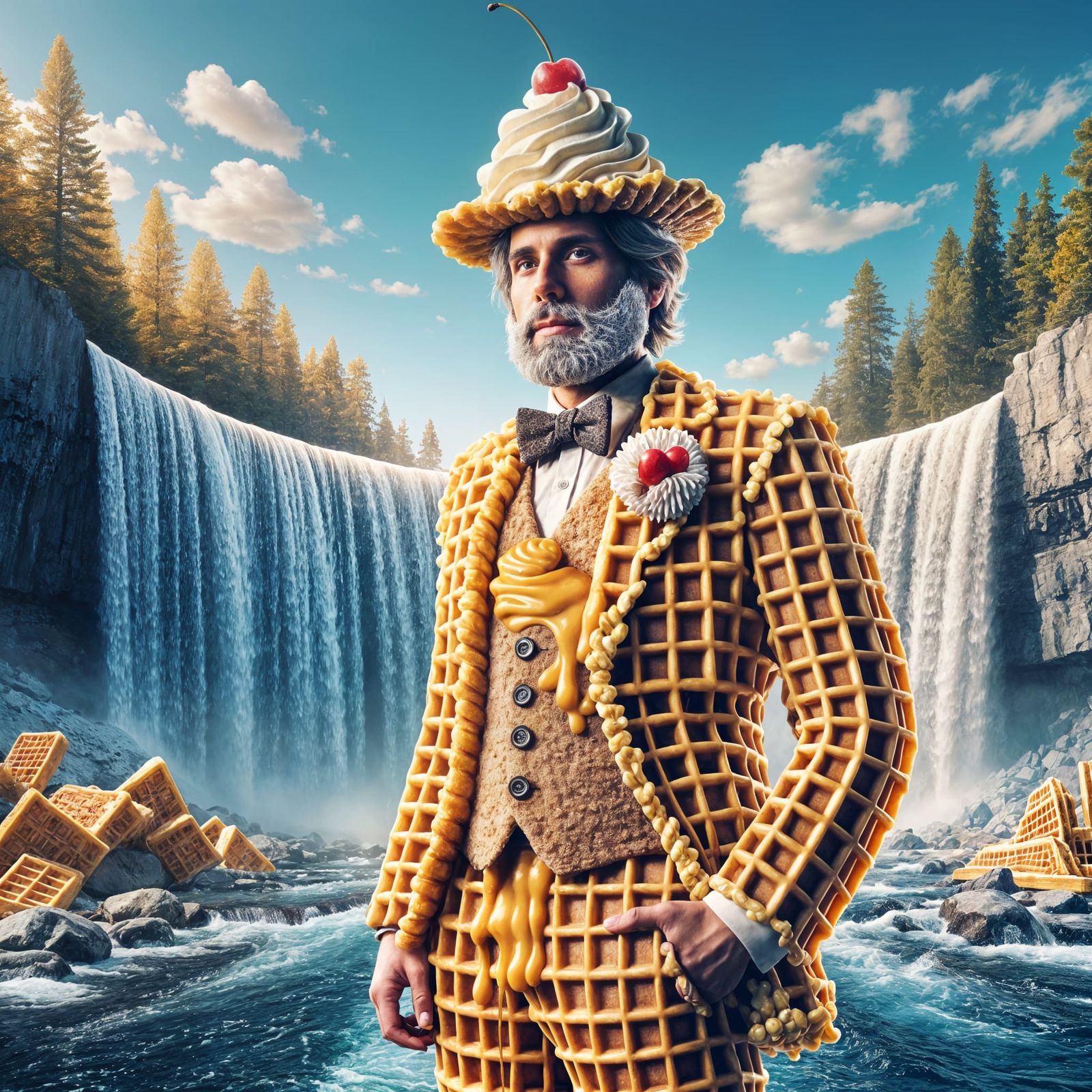 Waffle Suit  by @Mountain88