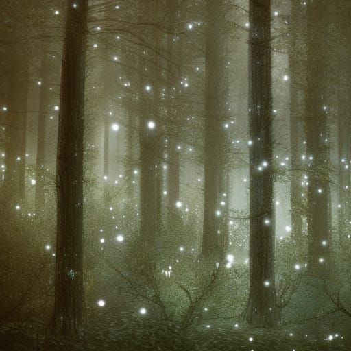 so many fireflies...