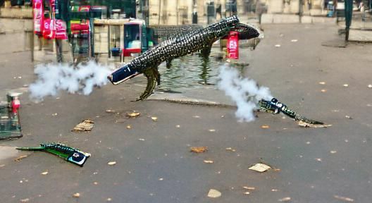 Alligator vapes in paris