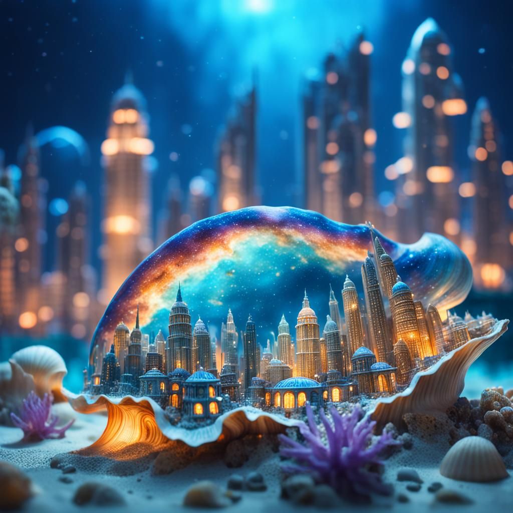 A city in Seashell  by @capt_dsg