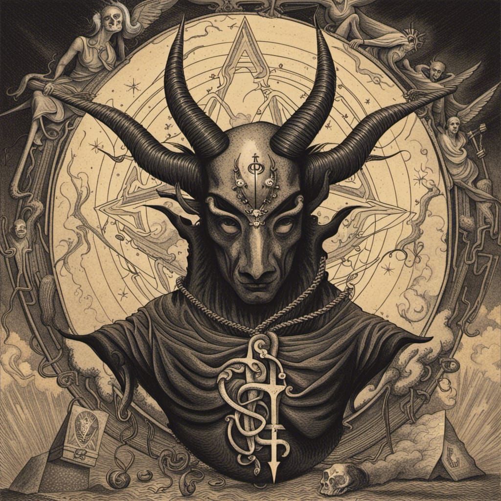 The Infamous Satanic Symbol Baphomet - AI Generated Artwork - NightCafe ...