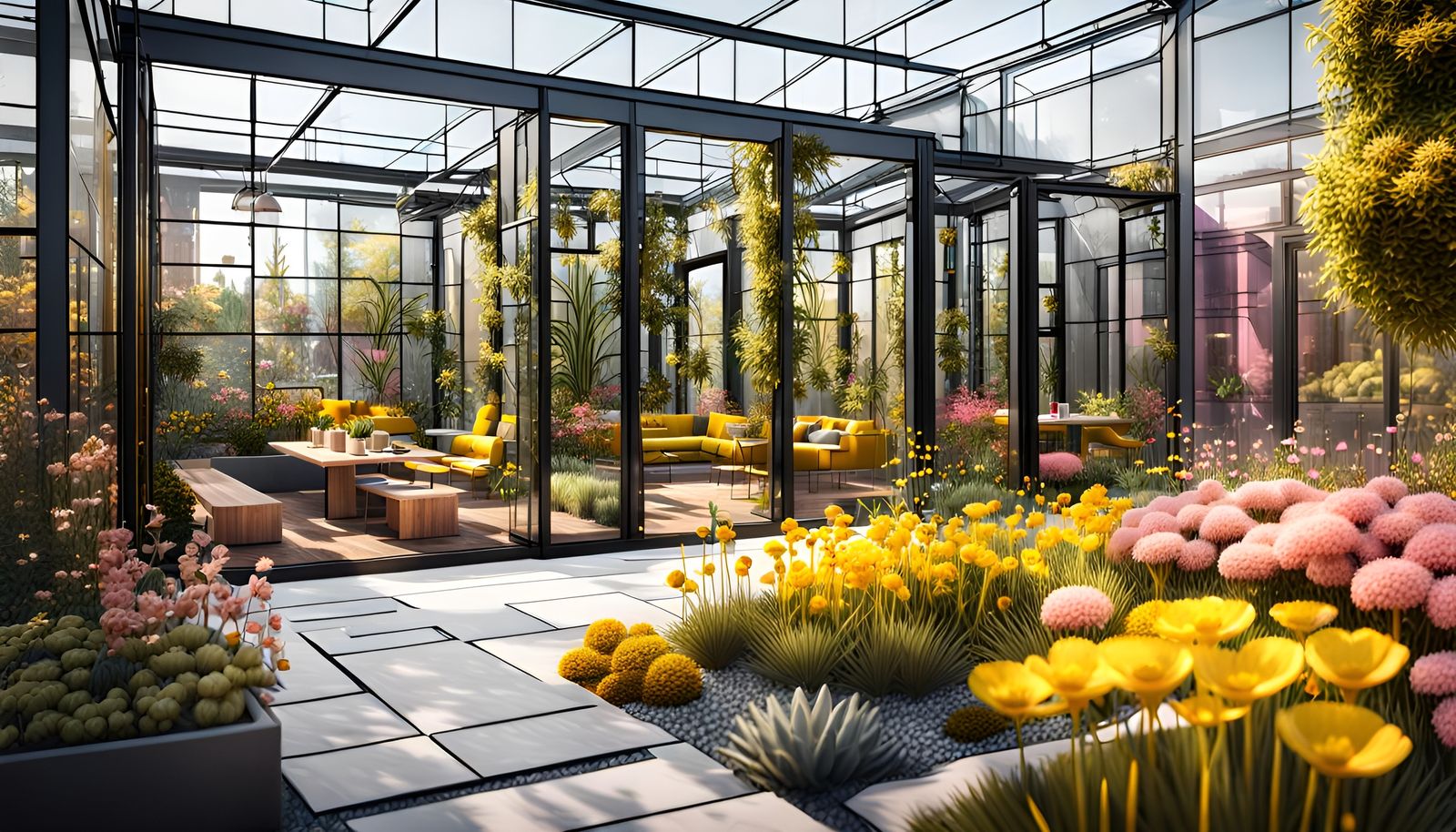modern garden
