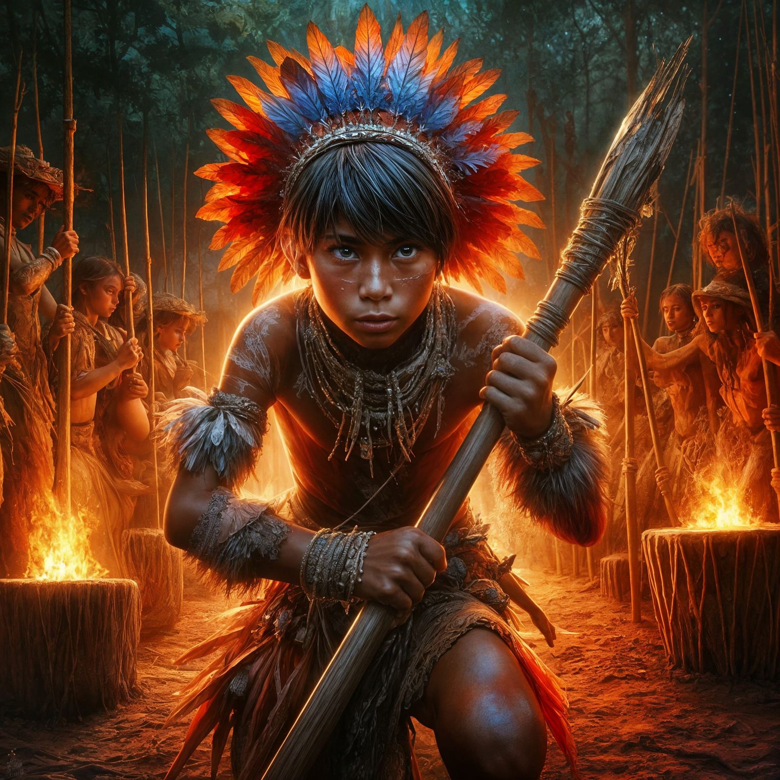 Yanomami Warrior Aspariant