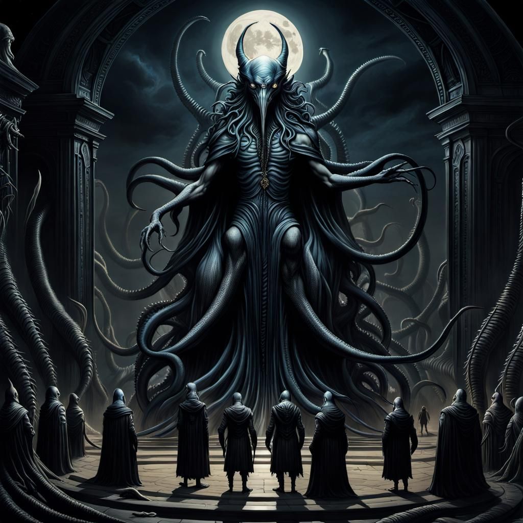 Cult of Nyarlathotep XVI - AI Generated Artwork - NightCafe Creator