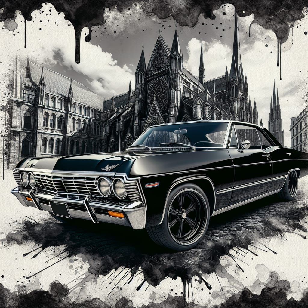 The Original Batmobile '67 Chevy Impala 🖤  by @Karen Ridley