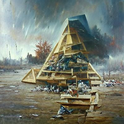 post apocalyptical pyramid