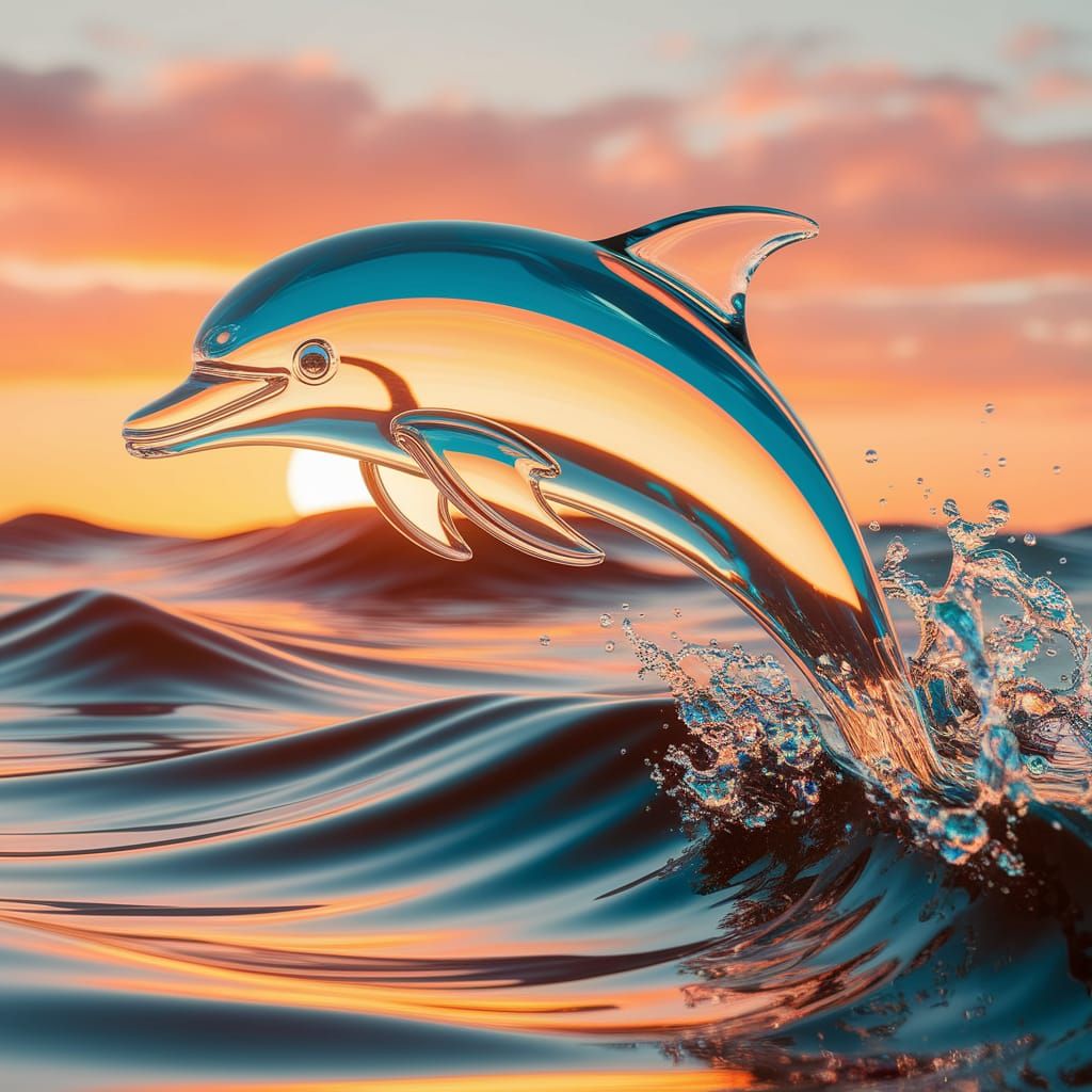 dolphin  by @Joumene Pika