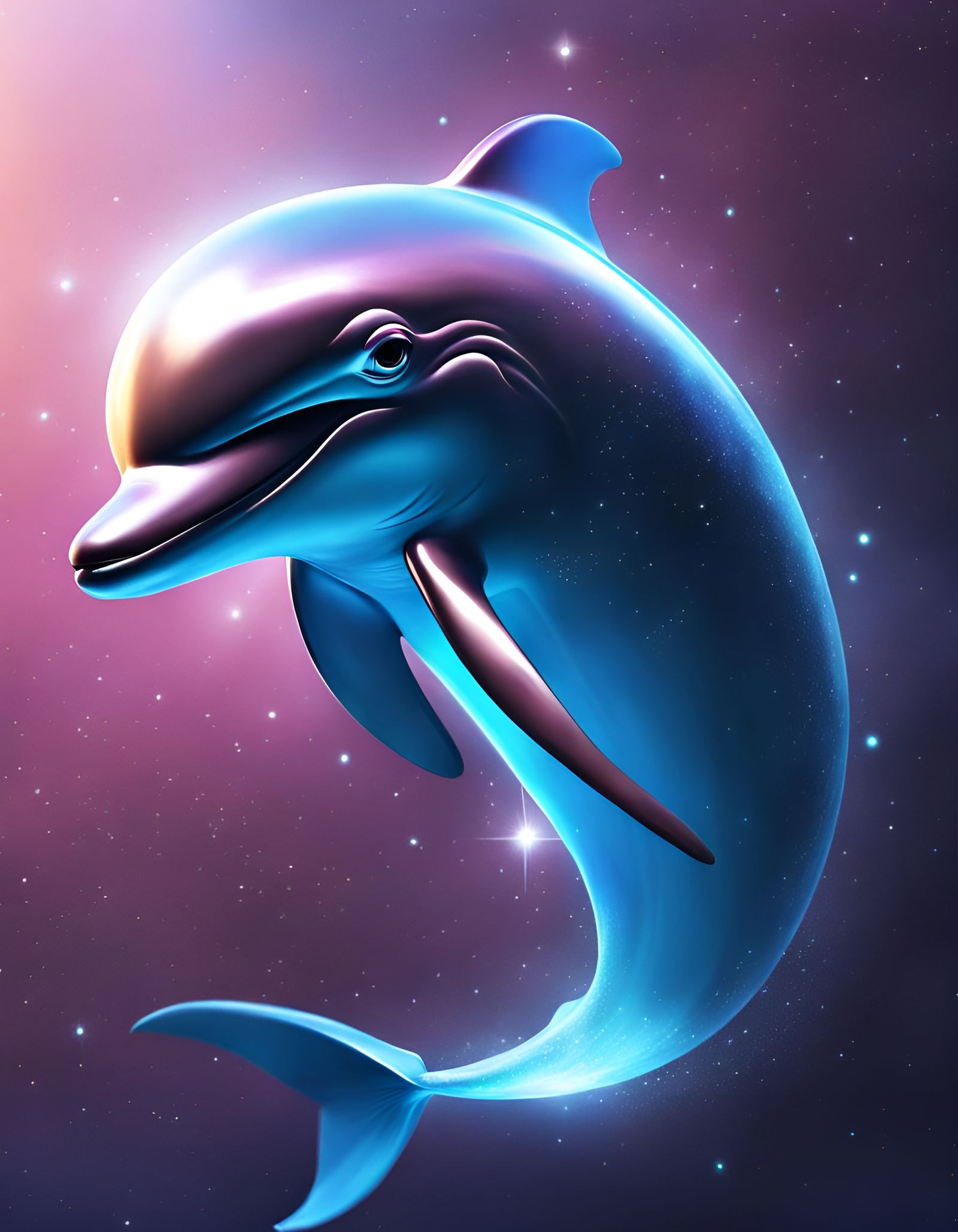 Beautiful dolphin dream - AI Generated Artwork - NightCafe Creator