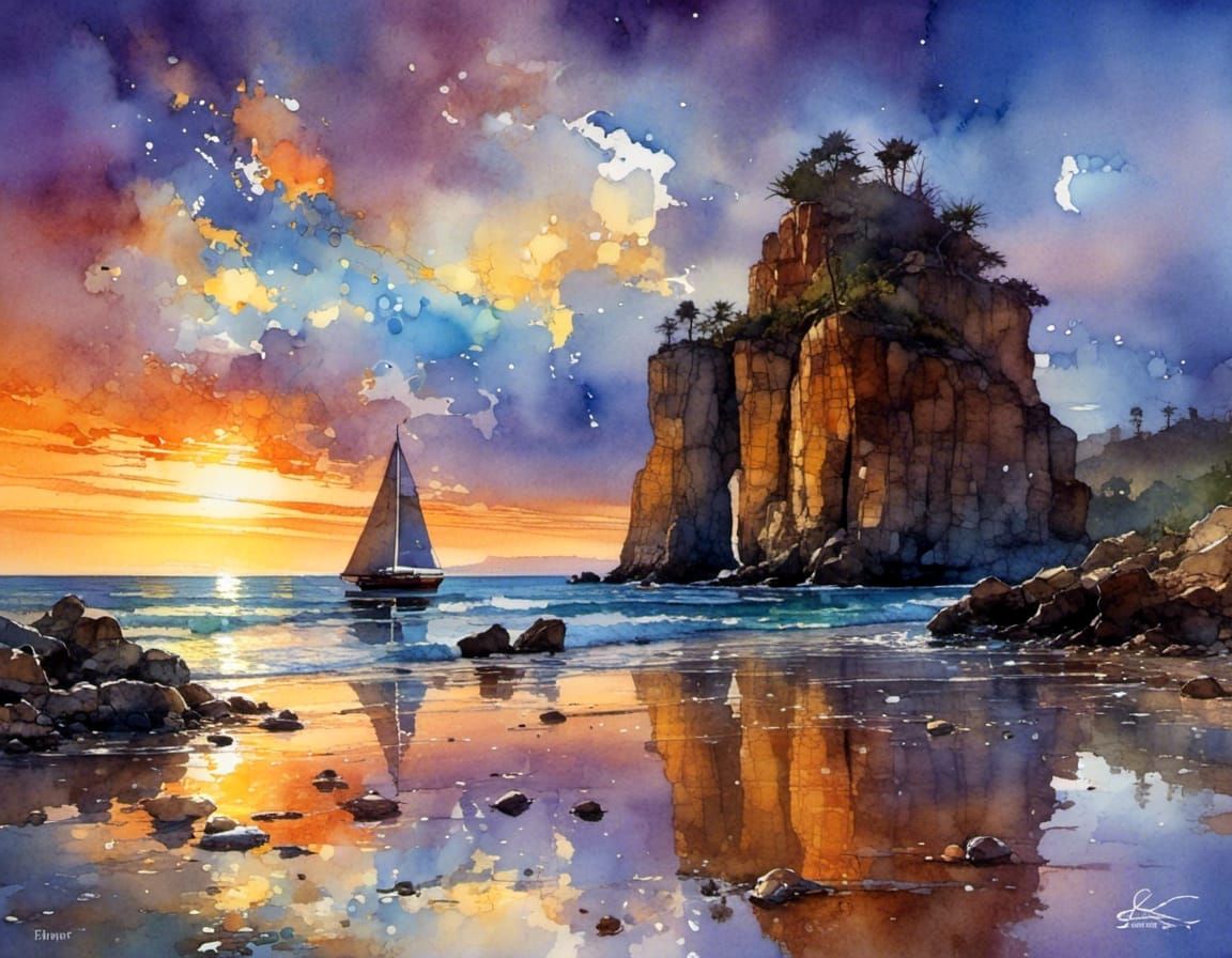 Lapis Bay  by @D Rivers