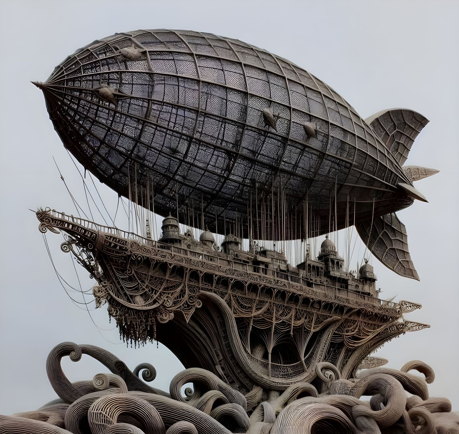 Twisted Wire Airship #3