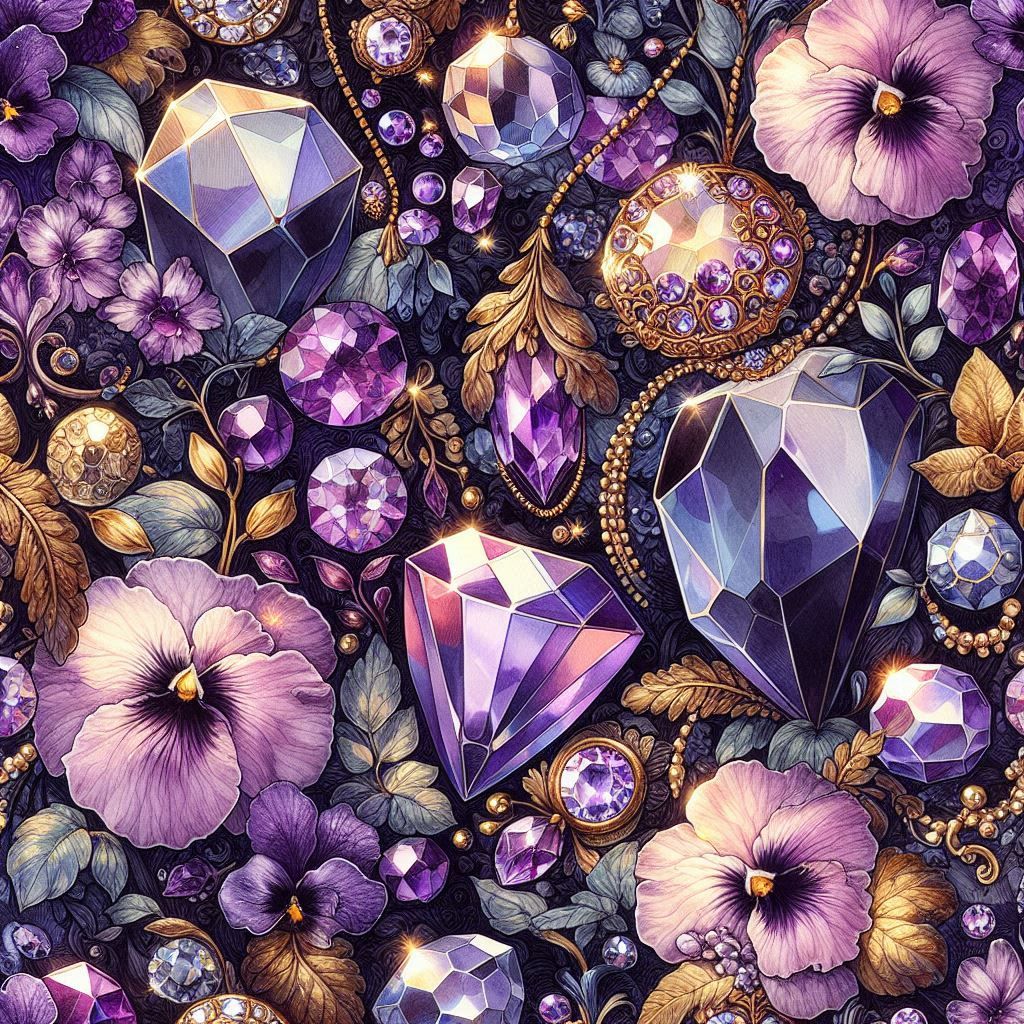 Flowers and jewels