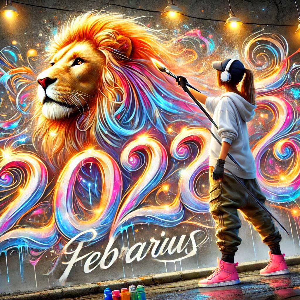 GRAFFITI LION