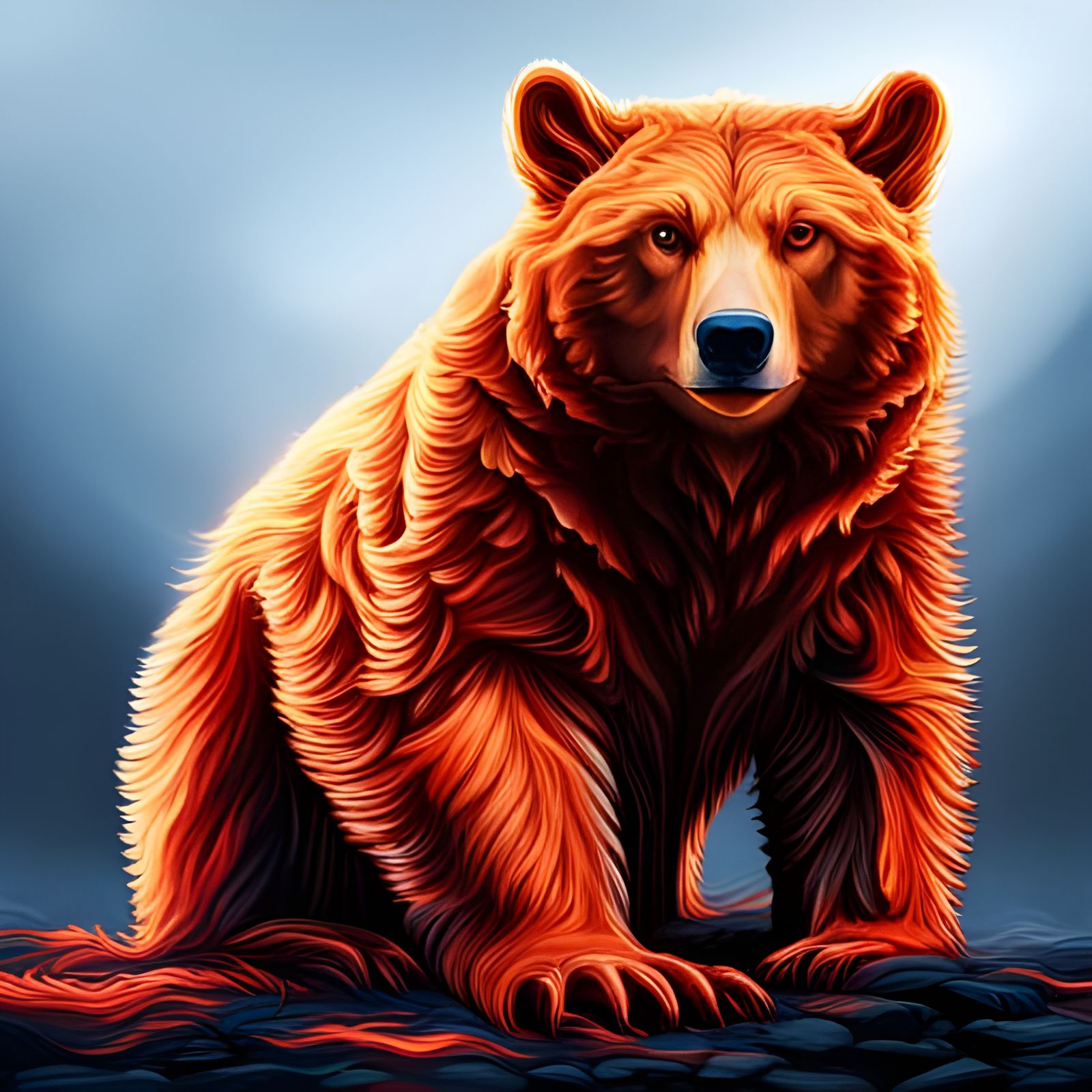 Fire bear