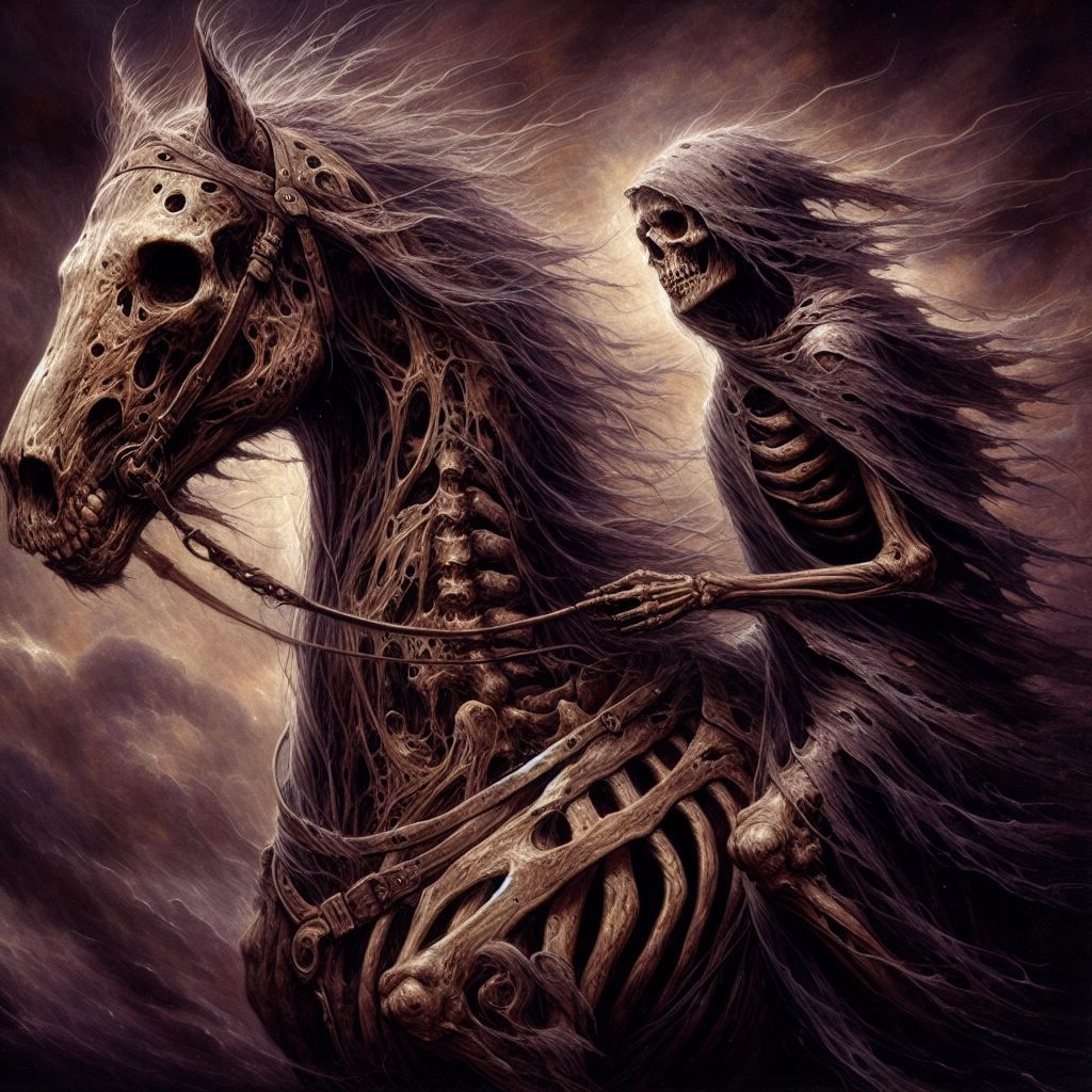 The Dullahan: Portrait of Terror  by @Artless