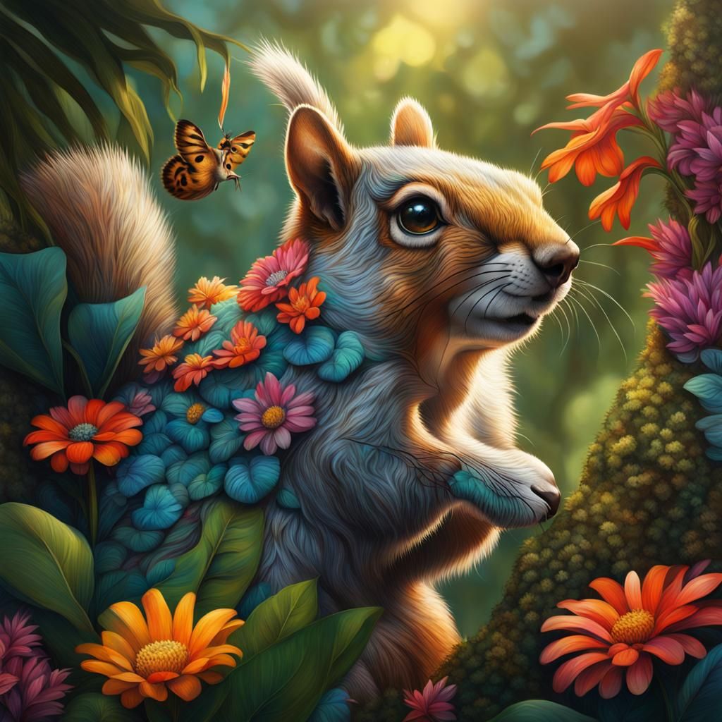 Daylight going into dusk with light filtering through in the...