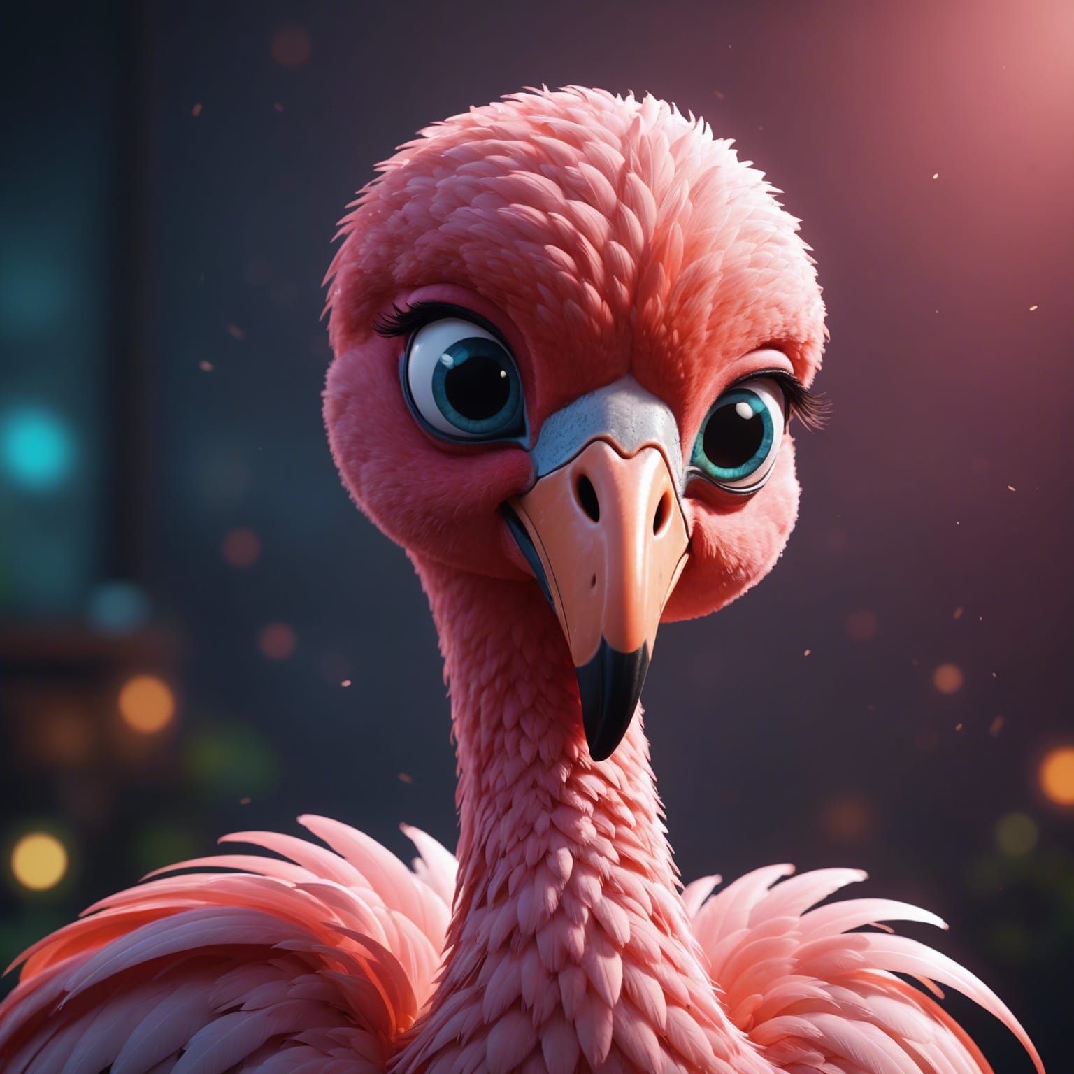 baby flamingo