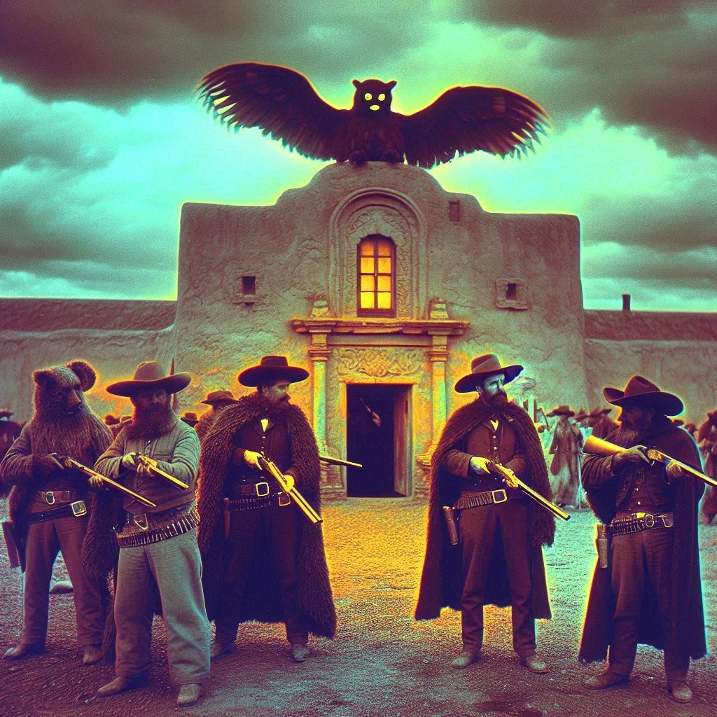 La pandilla de los ositos de peluche se enfrenta a la lechuza.