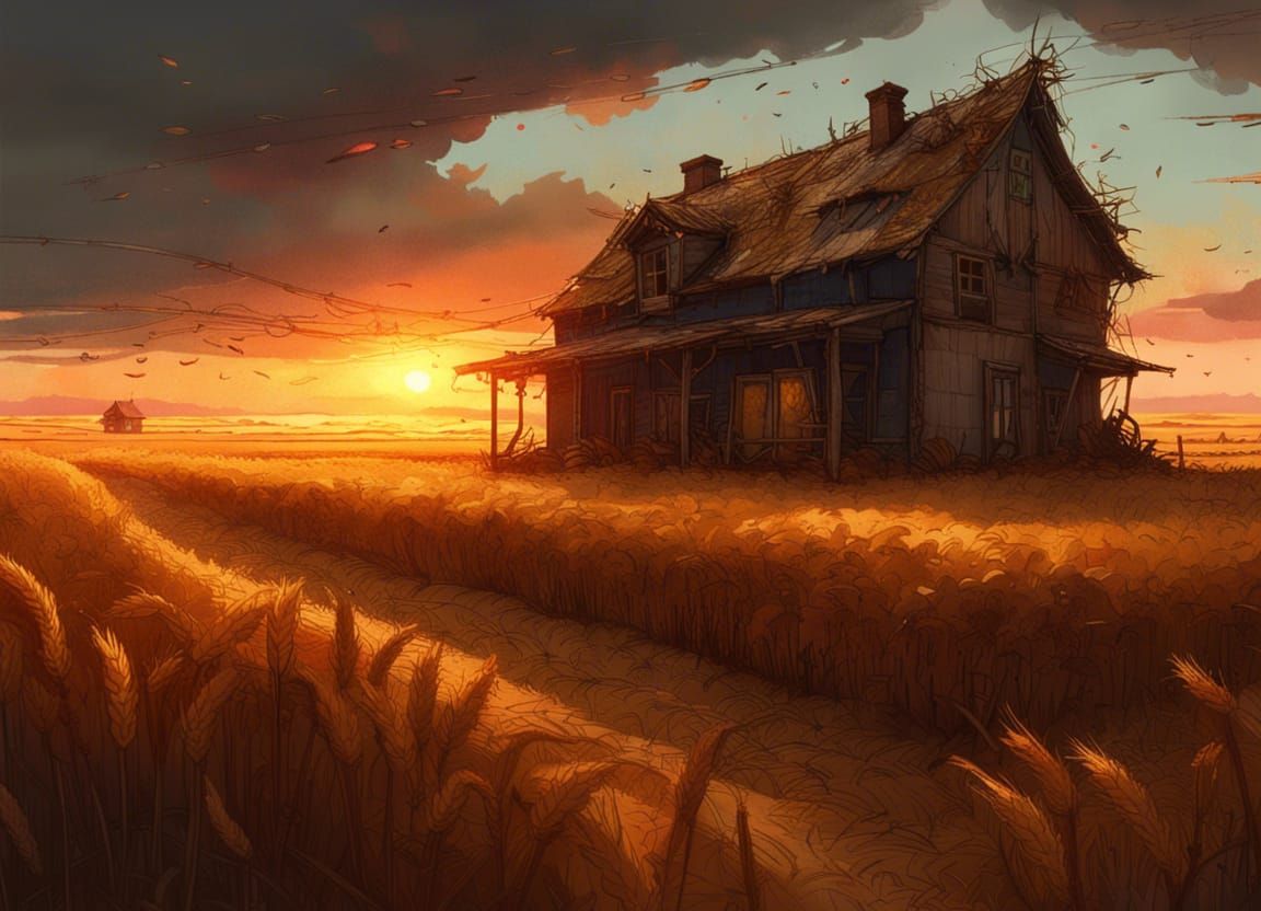 Old farmhouse  by @Lucy