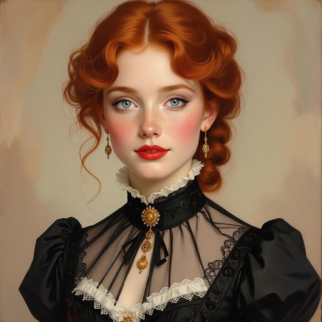 Victorian Redhead.  by @Venkman1969