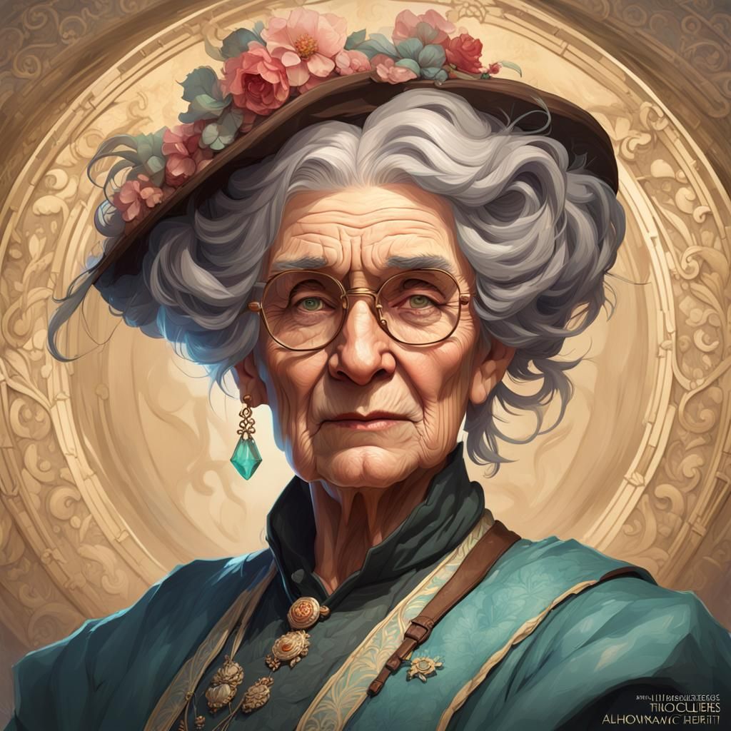 Great Aunt Ermentrude - AI Generated Artwork - NightCafe Creator