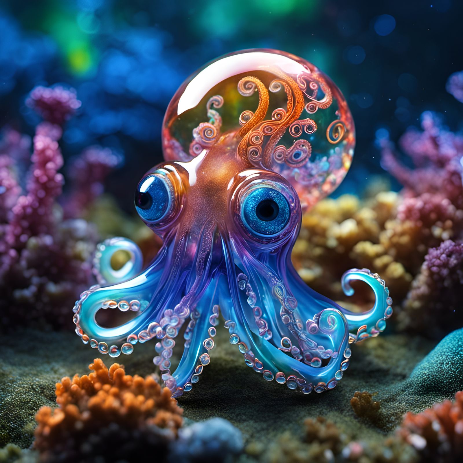Glass Octopus  by @Stoop