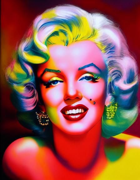 Marilyn Monroe Beautiful Symmetry Hyperrealistic Splash Art Concept Art Mid Shot 2957