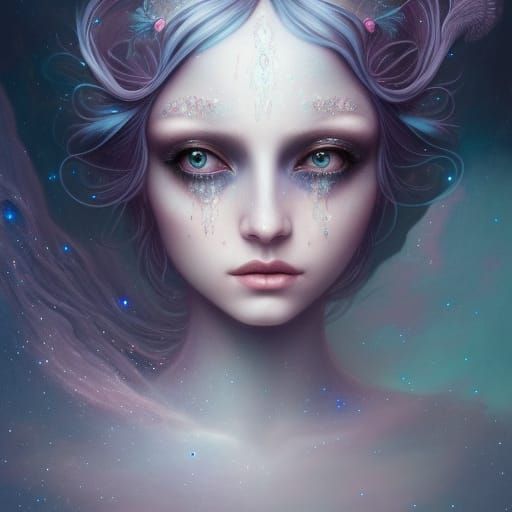 Queen of Moon Sunfish in Hyperrealism Style