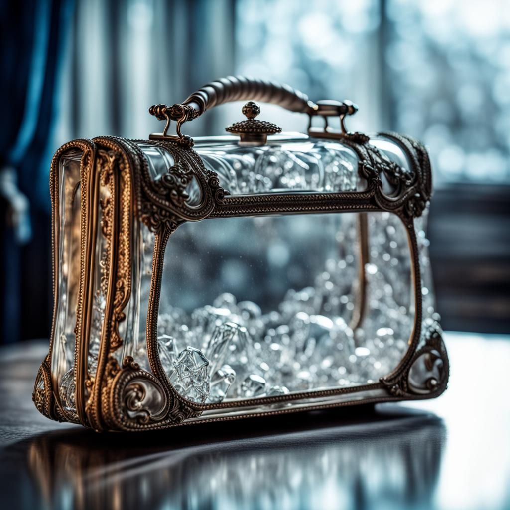 Glass handbag for Cinderella