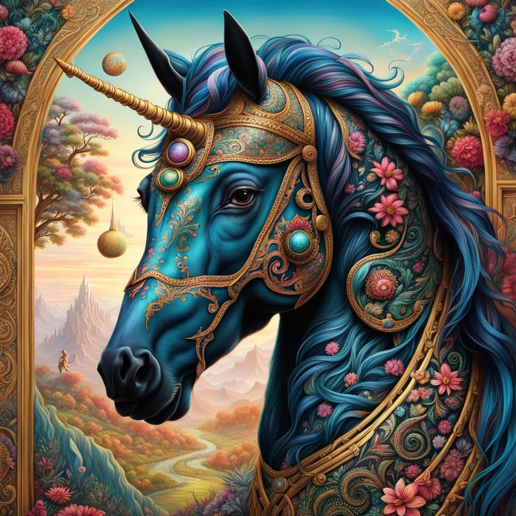 Maximalist Unicorn   by @Axaliaa