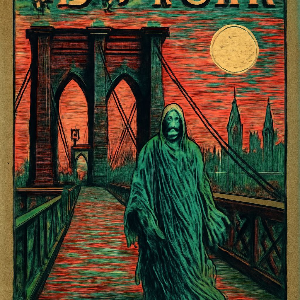 Spectre on Brooklyn Bridge 