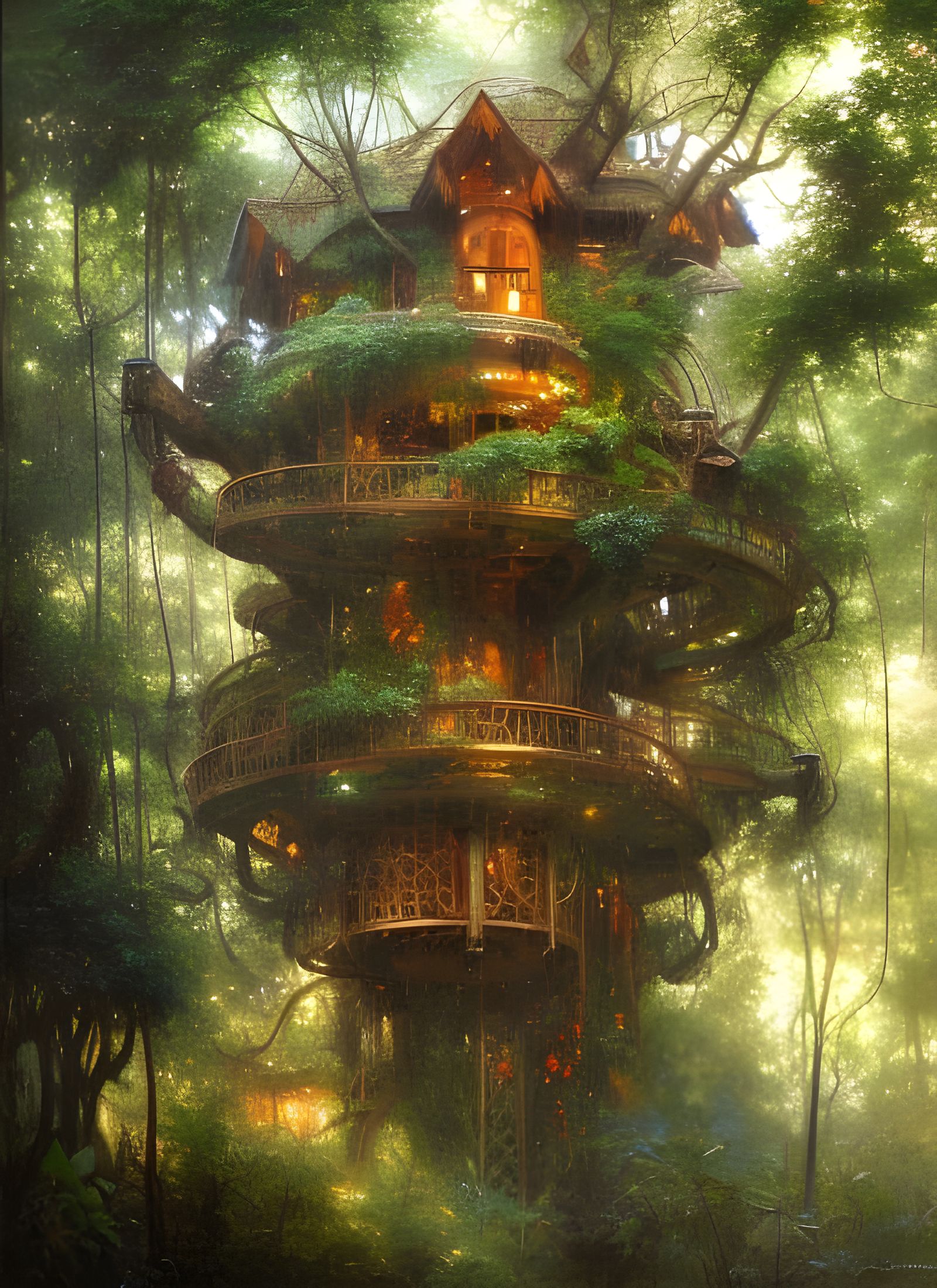 Magic in the Trees  by @ShadyMcCheeks