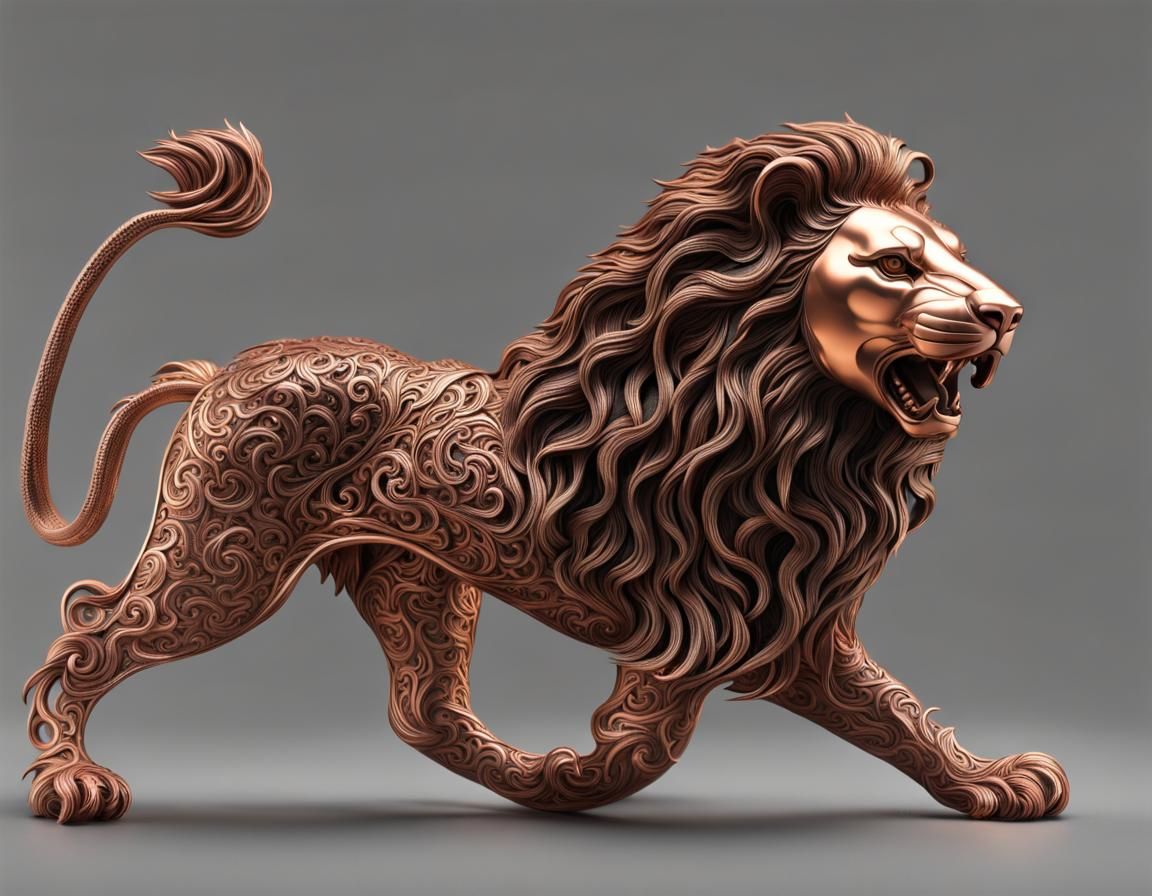 Copper Lion  by @Purple_Cat