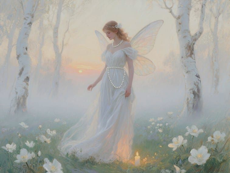 8/13/2025-White Fairy 5 Art By Archangel Tara
